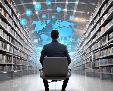 A wind farm with turbines generating clean energy.