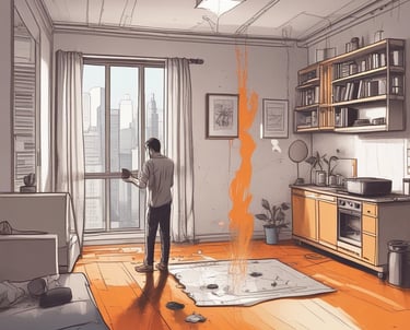 black blue and yellow textile