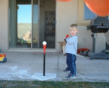 Working on hand eye coordination in Queen Creek AZ