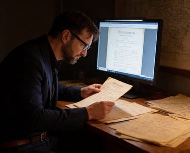 Alexandre Gagné décypte le passé. 