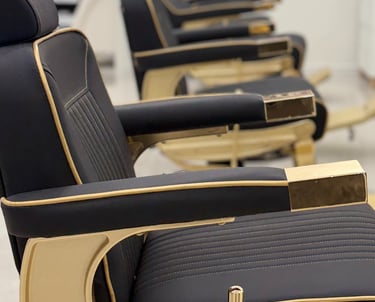 Interior view Unlimited Barbershop in Etobicoke.