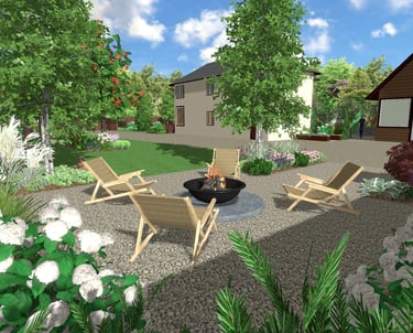 sodoidile.lt sklypo apželdinimo vizualizacija