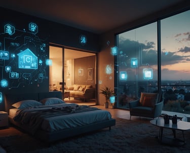 Imagen que ilustra un entorno conectado digitalmente para realtors.