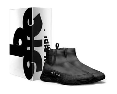 BGE's Contemporary Art High-Top Shoes