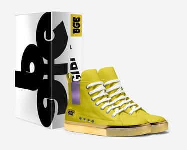 BGE's Contemporary Art High-Top Shoes