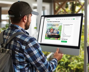 a man looking for usda loan options
