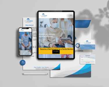 Full Branding mock up for medical company.