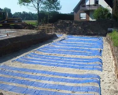 energy collector storage-capillary mats