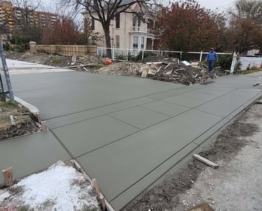 Driveway Installation for a house 