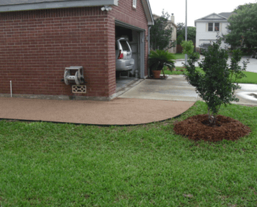 Decomposed Walkway with Tree
