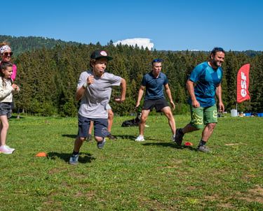 Activités Biathlon pour un groupe d'amis dans le Vercors