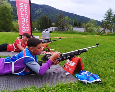 Stage biathlon à plomb avec l'ESF Autrans dans le Vercors