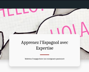 Site cours d'espagnol