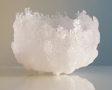 Glaskunst "Fuyu" Josien Geerdink Pate de verre