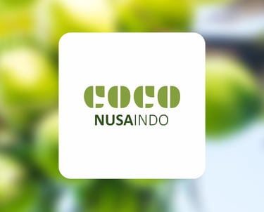 Coco Nusaindo logo, trusted supplier of Indonesian coconut products