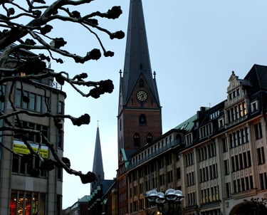 Springtime in Hamburg Germany