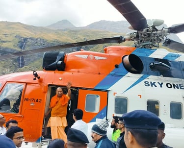 Chief Minister of Uttar Pradesh Shri Aditya Yoginath ji at Char Dham yatra