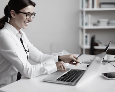 black android smartphone displaying qr code