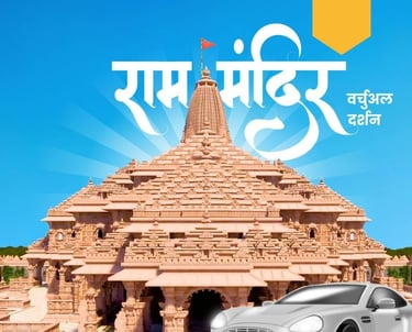 Map or list showing popular outstation travel destinations from Prayagraj, including Varanasi, Lucknow, Kanpur, Ayodhya, and 
