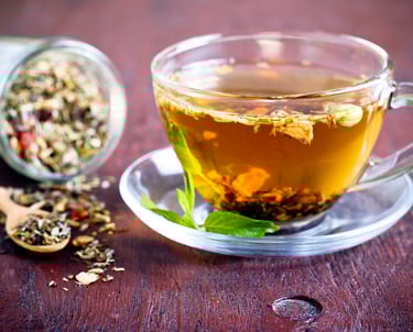 Herbal wellness tea served during Ballarat Winter Festival 2025