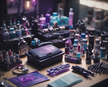 black blue and yellow textile