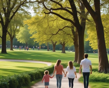 A hand is holding a smartphone displaying a financial application. The screen shows a chart with a growth prediction in percentage, and sections labeled Personal, Retirement, and Custodial. The chart predicts cash invested and saved over a period of time, with specific dollar values provided for future growth.