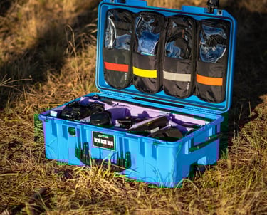 a blue case peli photo