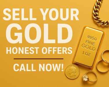 Gold buyer in Spring Hill, FL evaluating gold jewelry for resale value