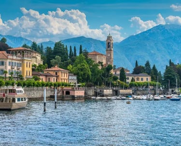 ake Como wedding venue with panoramic views of the lake and elegant Italian villas