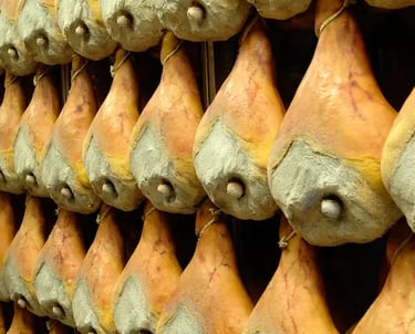 prosciutto curdo of Montagnana, Veneto, Italy