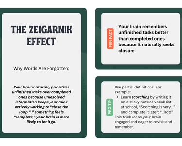 zeigarnik effect