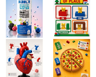 lego-built visual examples