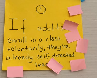 principles of adult learning myth 1