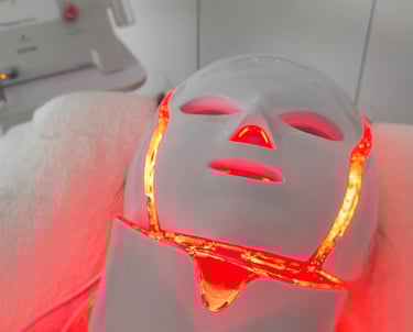 luminothérapie, masque led, photobiomodulation  
