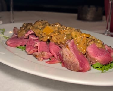 Piatto carne bistecca tagliata Il Fondaccio Dai dottori - Ristorante Castellina in Chianti 