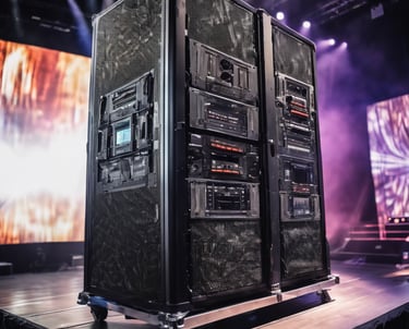 a hallway with a glass door