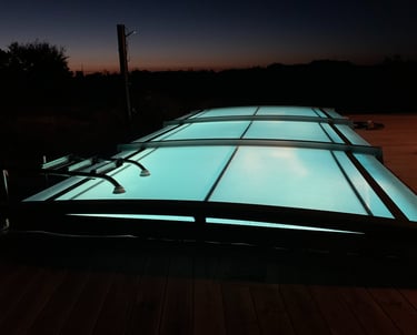 Egen designade pooltak