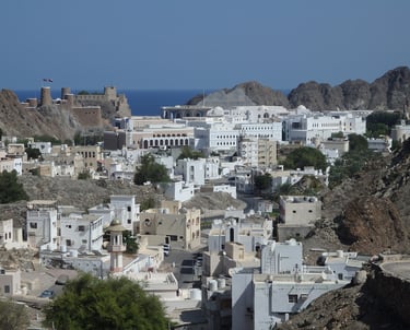 Muscat oman historic district