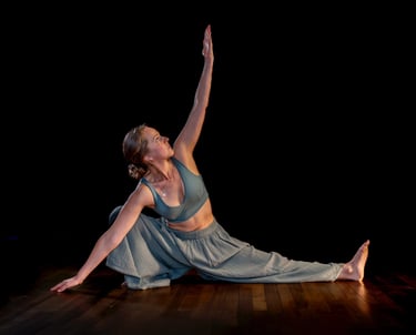 Girl practicing Yoga posture