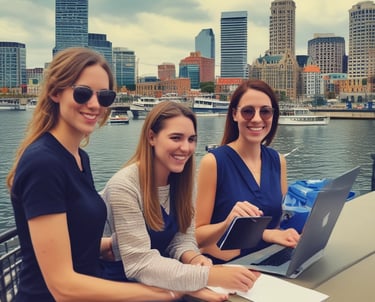 A street view of a modern building showcasing a dental office sign with the text 'Sierra Dental & Orthodontics'. The dark facade contrasts with reflective windows that mirror the surrounding urban landscape.