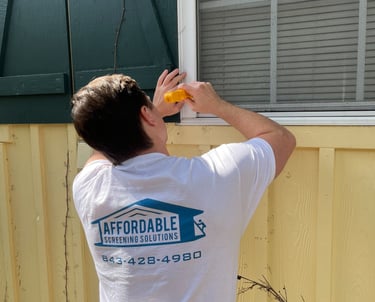 Window screen replacement Myrtle Beach!
