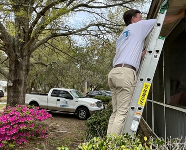 Professional porch rescreening for an outdoor living space in Georgetown County.