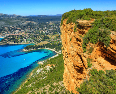 vue du Cap canaille à Cassis