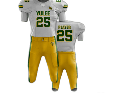 a football jersey with a green and yellow jersey