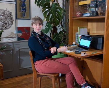 Viviane Donnart, secrétaire, assistante administrative indépendante, bureau à Lorient, freelance
