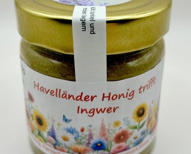 Honig mit Ingwer