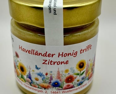 Honig trifft Zitrone