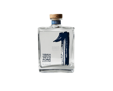 a bottle of Uno Tequila Blanco - Premium Tequila Blanco