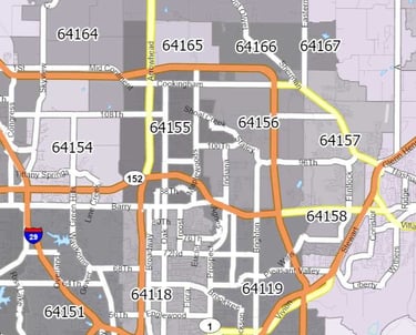 kansas-city-northland-pet-waste-removal-service-area-map