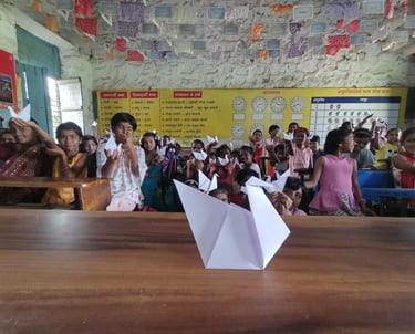 Origami in India for children